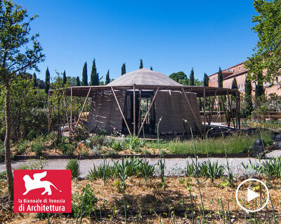 simón vélez and stefana simic build bamboo 'majlis' at the venice architecture biennale