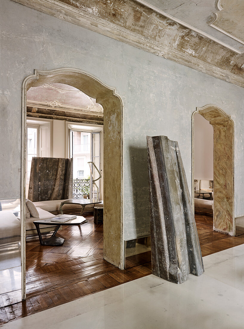 vincenzo de cotiis' apartment in milan uncovers the history of its 18th-century palazzo