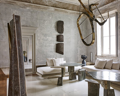 vincenzo de cotiis' apartment in milan uncovers the history of its 18th-century palazzo