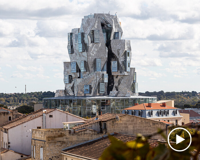 frank gehry's rippling, stainless steel LUMA arles opens to the public