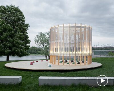 ecoLogicStudio's 'airbubble' playground purifies the air with micro-algae cultures
