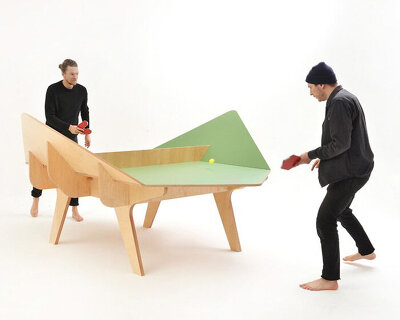 exercice and NEDJ reinterpret ping pong gameplay with multiplane table tennis collection