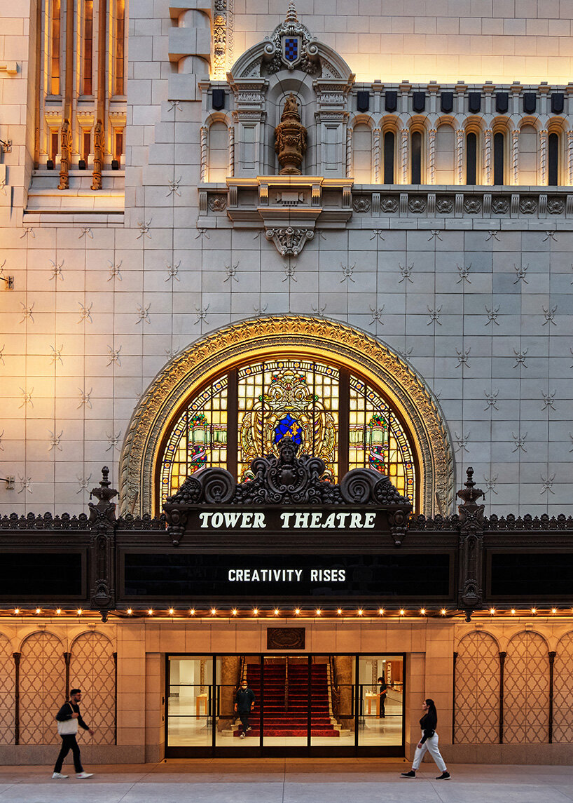 foster + partners transforms los angeles' historic tower theatre into an apple store