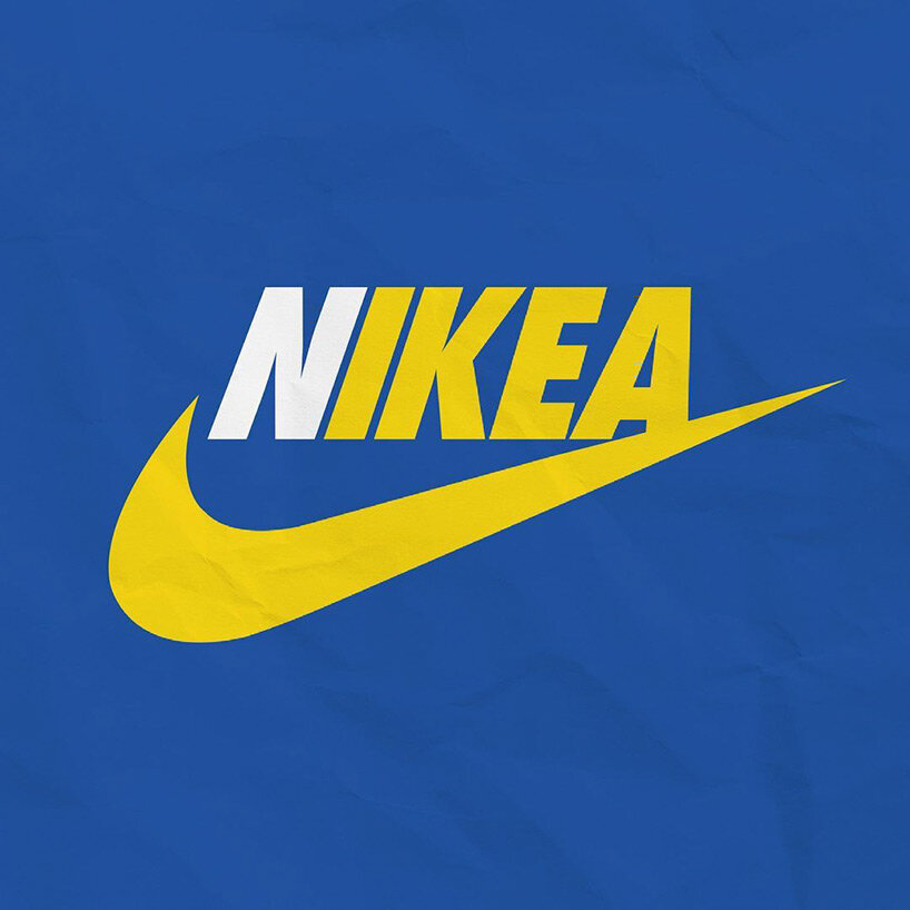 NIKEA catalog imagines the collaboration between and IKEA