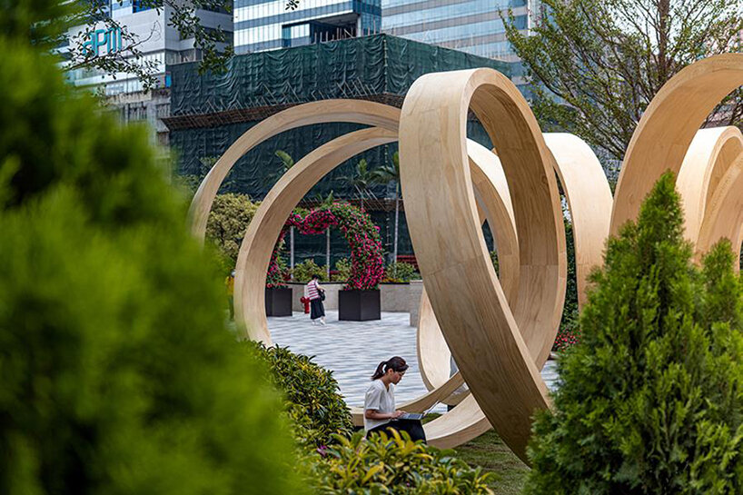 paul cocksedge's infinite loop installation echoes ongoing hong kong transformation