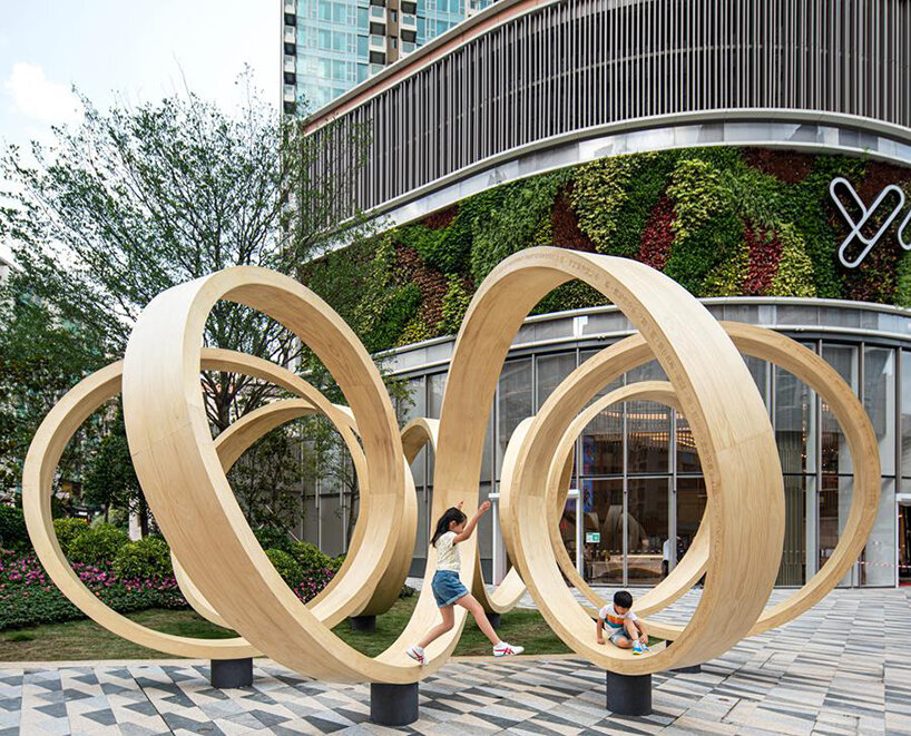 paul cocksedge's infinite loop installation echoes ongoing hong kong transformation