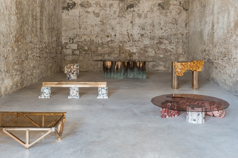 roberto sironi reimagines architectural fragments as contemporary ruins at carwan gallery