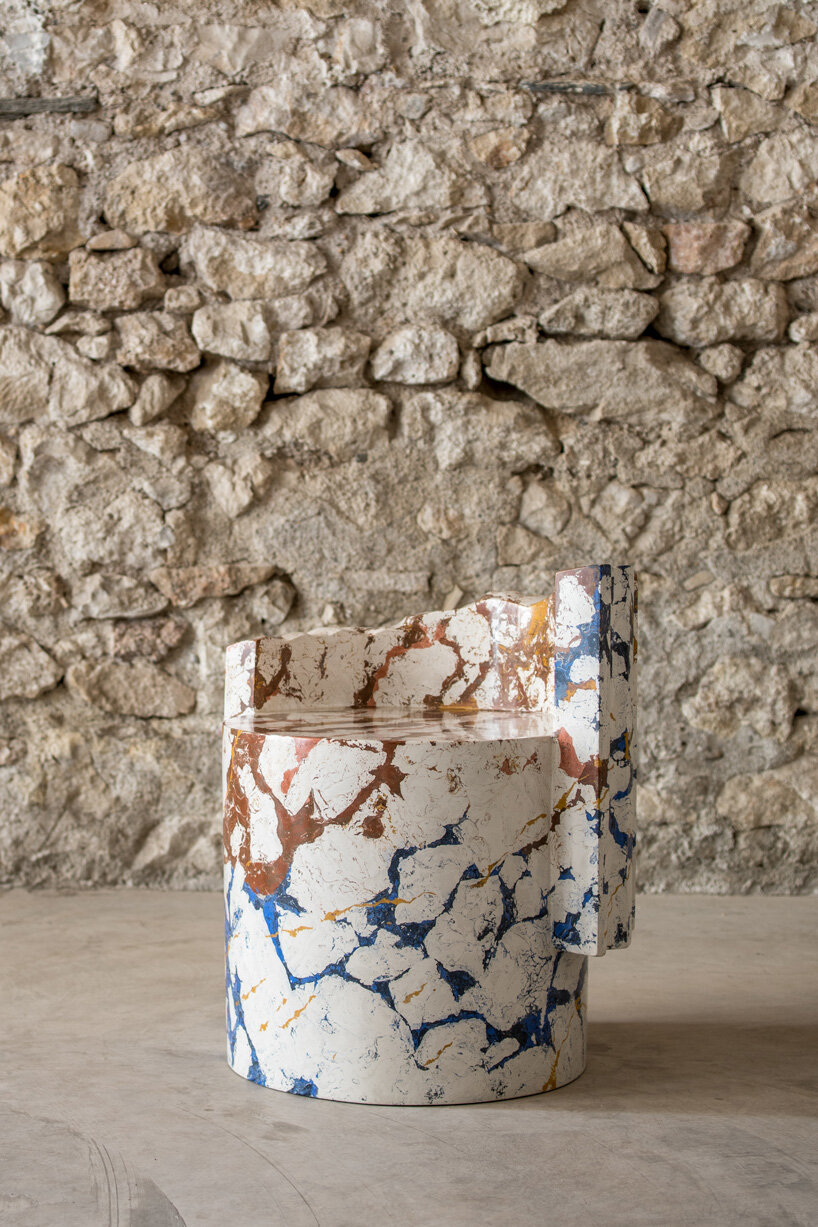 roberto sironi reimagines architectural fragments as contemporary ruins at carwan gallery