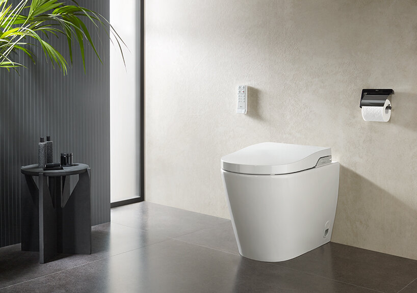 alma Trampas Casa roca lifts lid on minimalistic, space-saving in-wash in-tank smart toilet