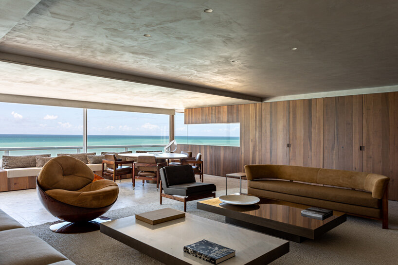 studio arthur casas renovates 'MW apartment', set inside iconic modernist building in brazil