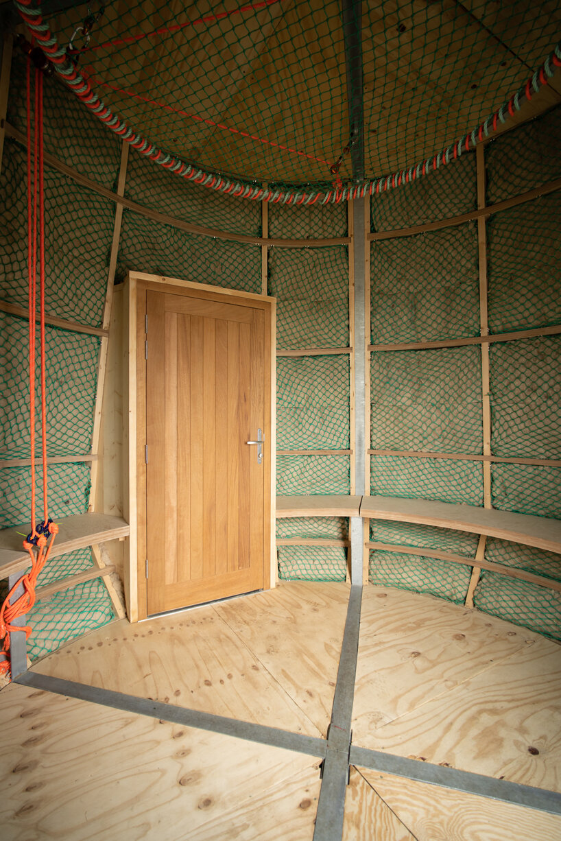 jordan ralph designs an off-grid artist's cabin on inis oírr island in ireland designboom