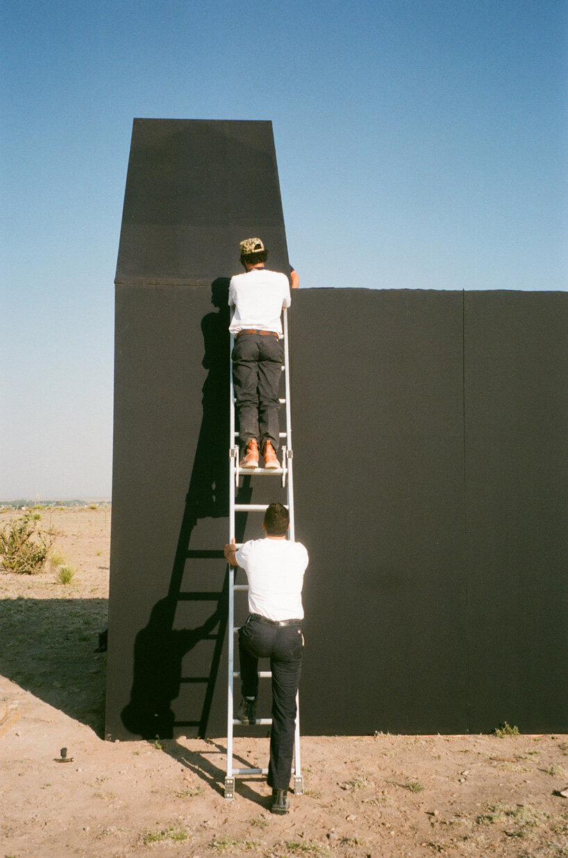 john margaritis about new york sunshine x dickies installation SUN DYED IN TEXAS