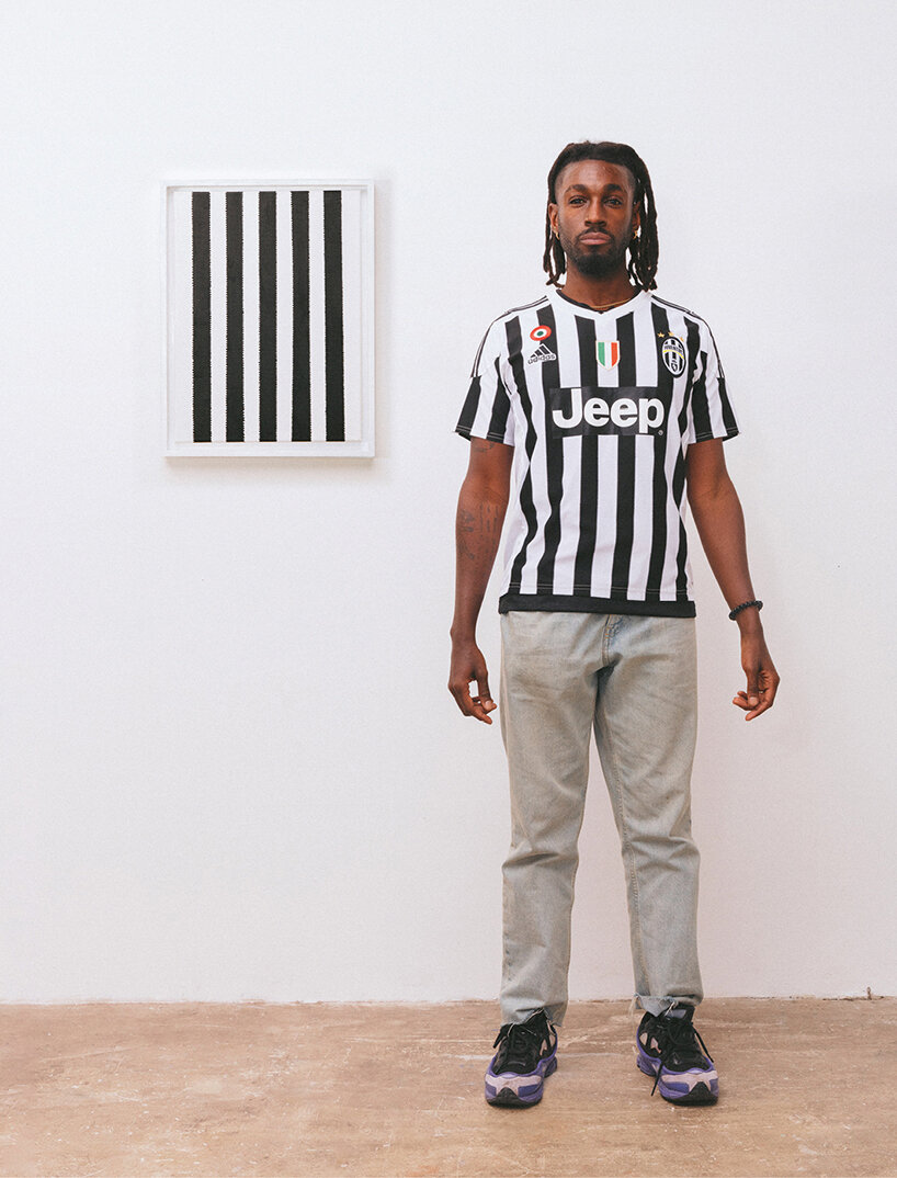 max siedentopf turns iconic football teams' shirts into minimalist paintings