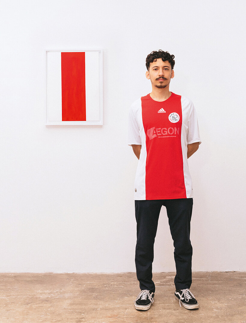 max siedentopf turns iconic football teams' shirts into minimalist paintings