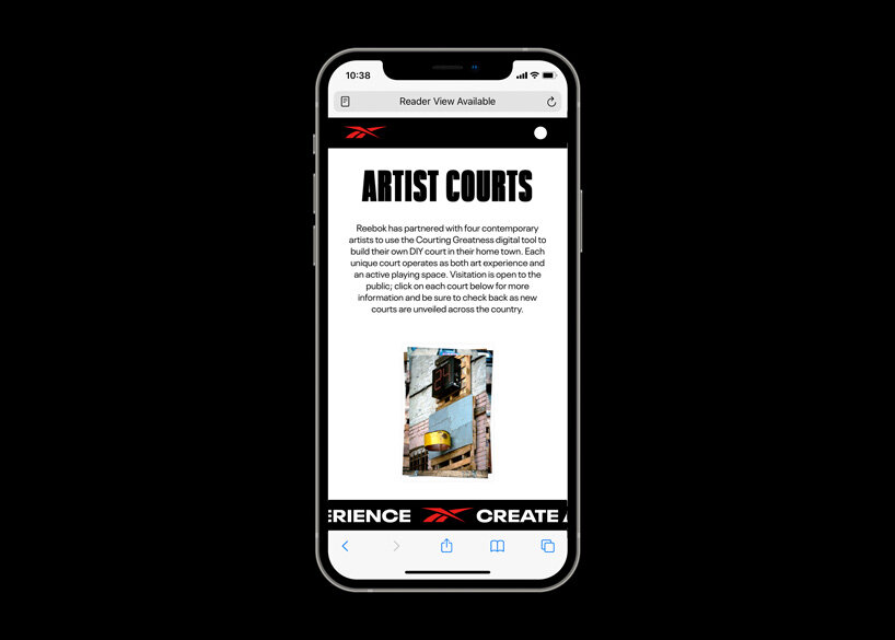 new york sunshine + reebok install playable basketball sculpture made of upcycled materials