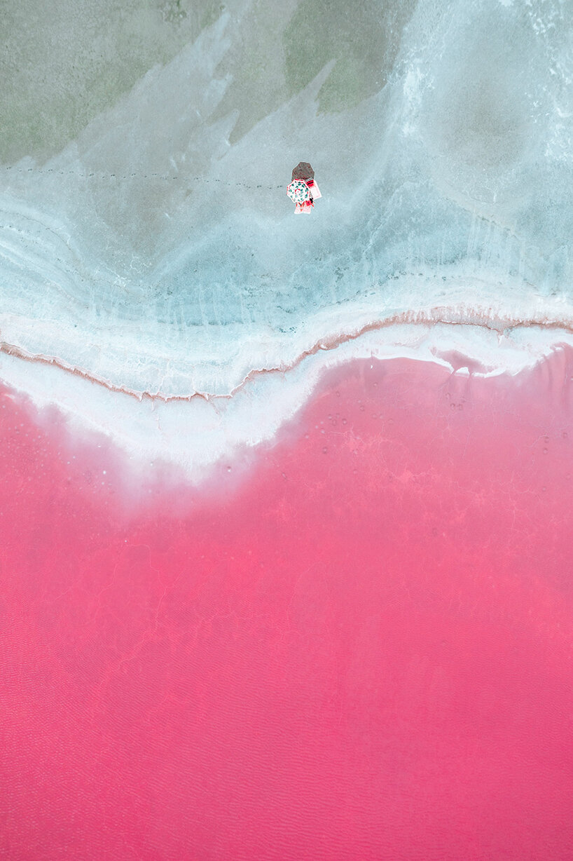 paolo pettigiani's photo series catches mesmerizing sceneries of pink water in france