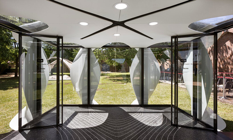 zaha hadid architects installs 3D-printed alis pavilion at venice architecture biennale