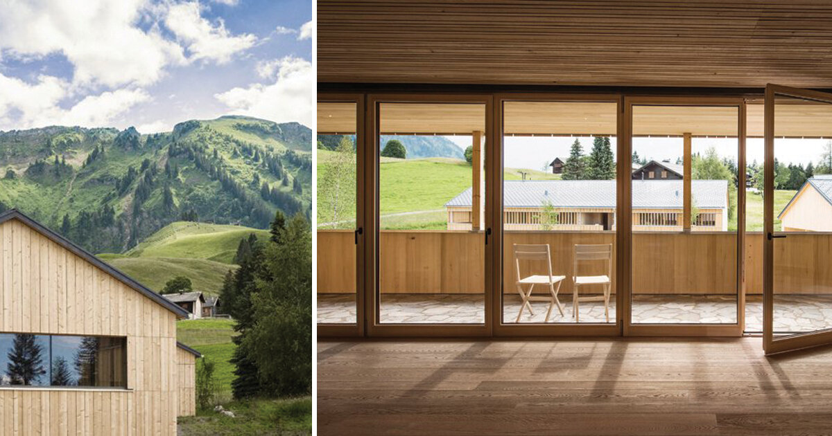 fuchsegg is a lodge hotel by ludescher + lutz architekten in austrian alps