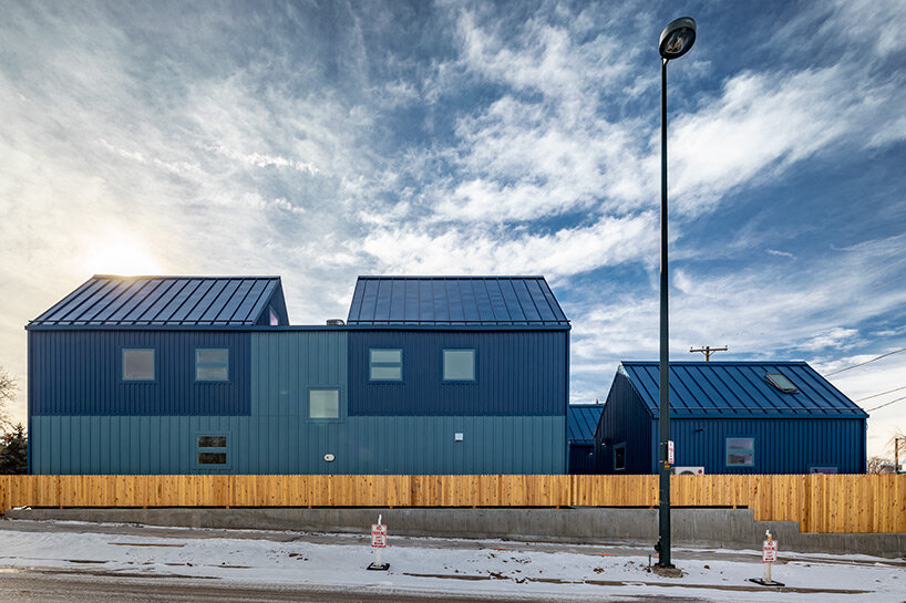 PRODUCTORA's bright blue residential complex responds to new housing needs in denver