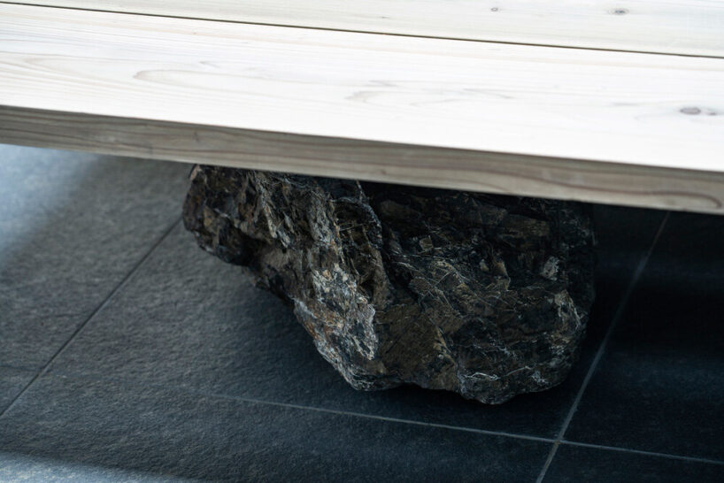 detail of an individual piece of stone