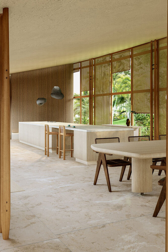 the taperá house uses natural sunlight and ventilation to its advantage