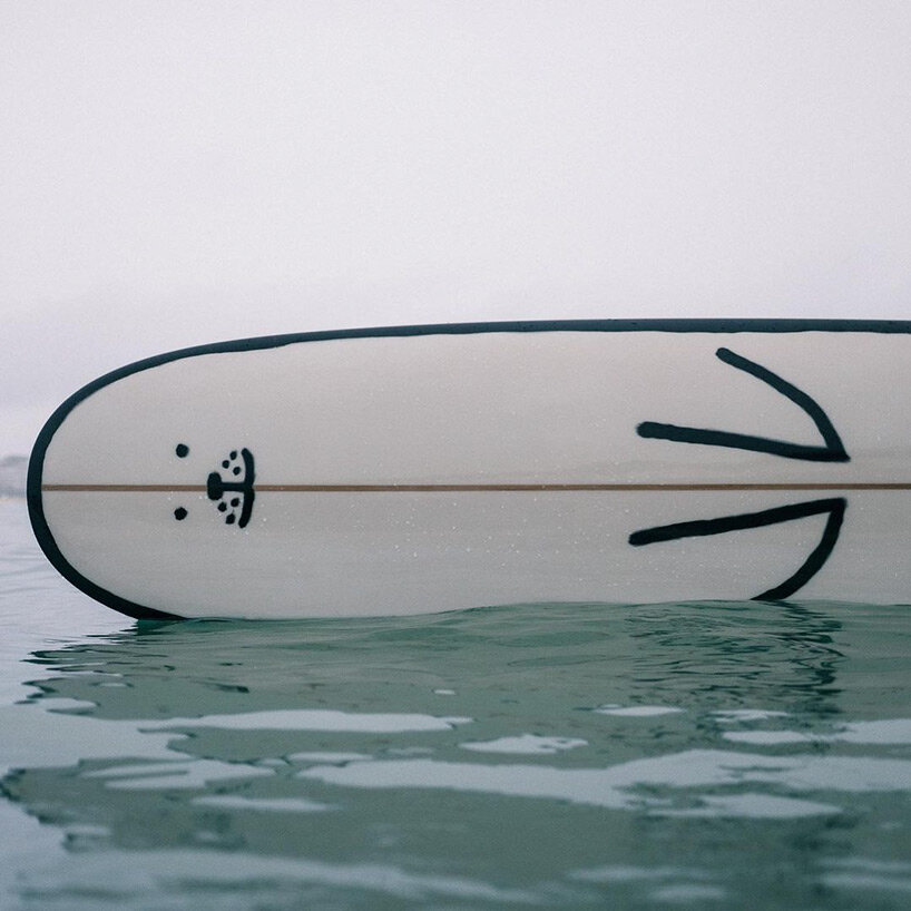 these hand-painted sea animal surfboards by jean jullien will bring out your inner child