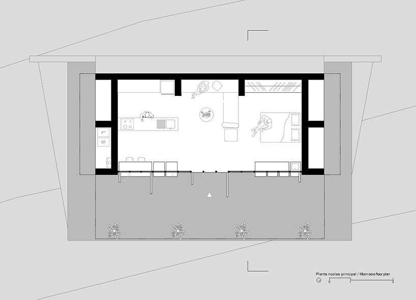 al borde builds a ‘garden house’ in ecuador with live trees and rammed earth