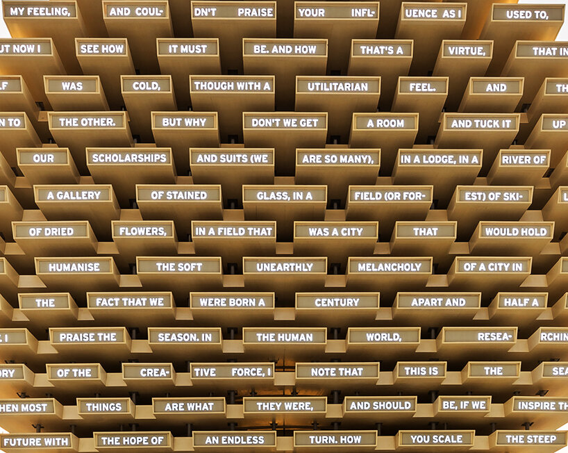 it spells out a collective poem