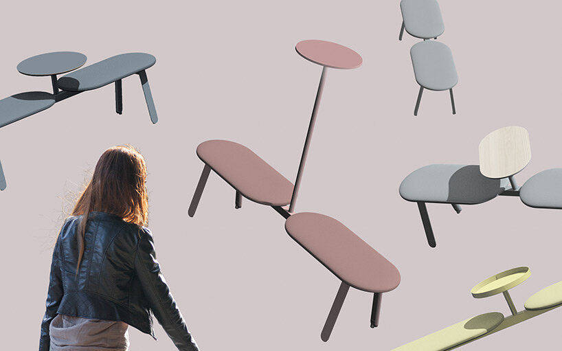 'haven' social table collection by mike & maaike brings people together purposefully