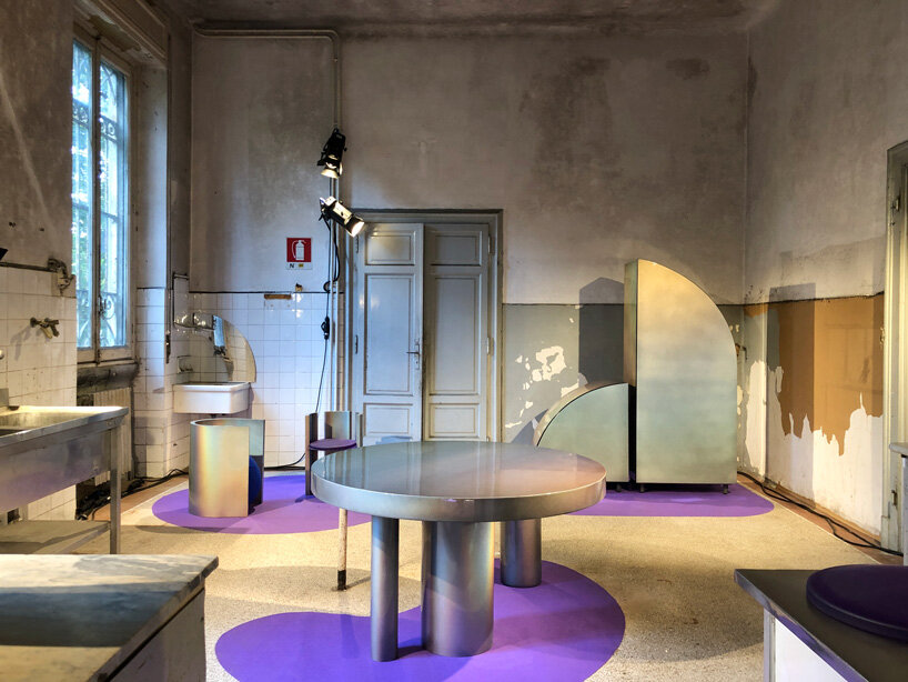 holographic pieces by objects of common interest compose futuristic domestic landscape