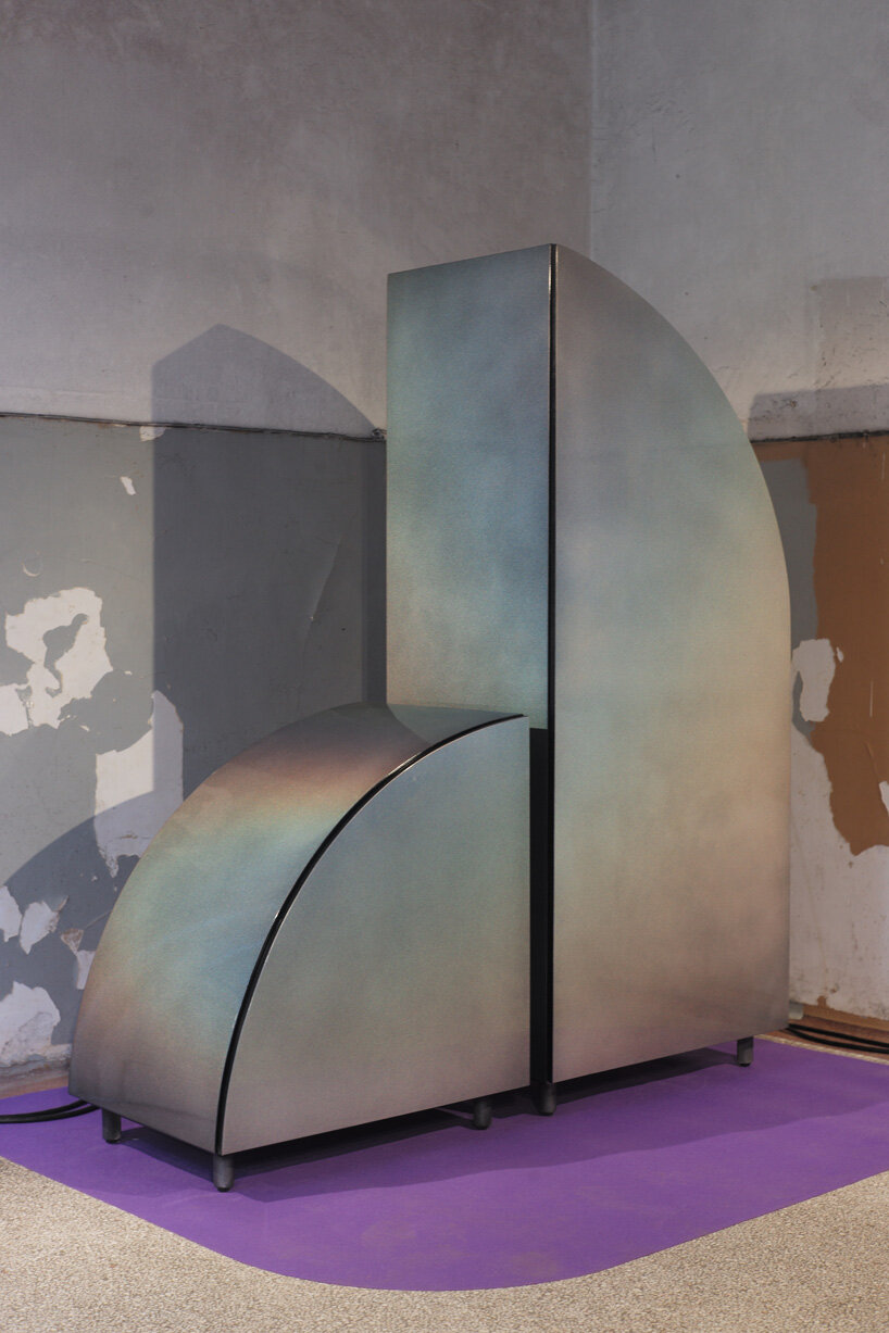 holographic pieces by objects of common interest compose futuristic domestic landscape