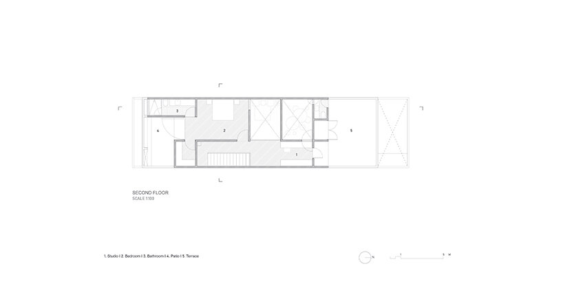 second floor plan