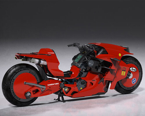 kaneda's bike from sci-fi movie akira comes to life with ryan hong's contemporary redesign