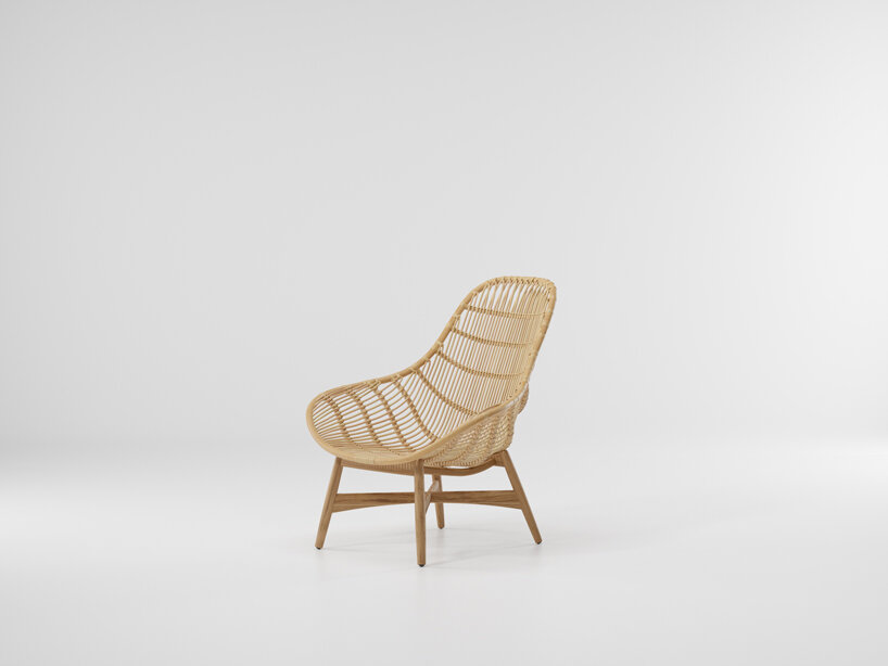 naoto fukasawa designs 'tou' chair for kettal using traditional techniques
