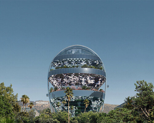 MAD architects unveils shining 'star' office high-rise in the heart of hollywood