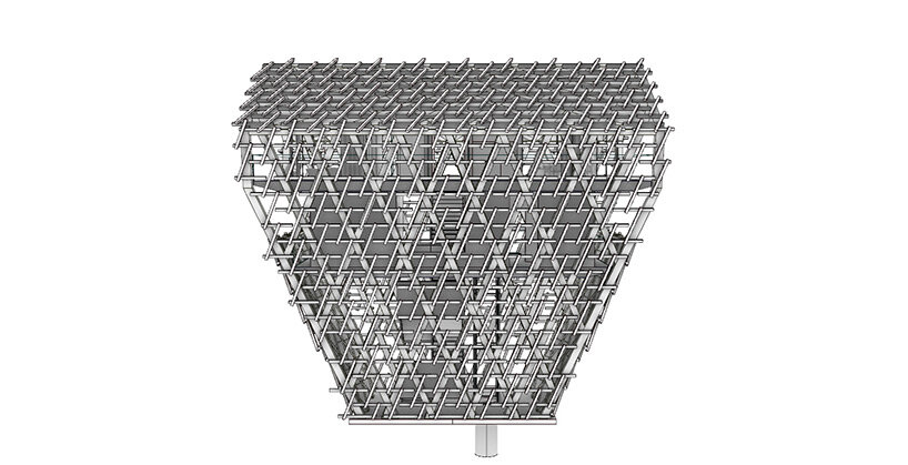 axonometric of unit A