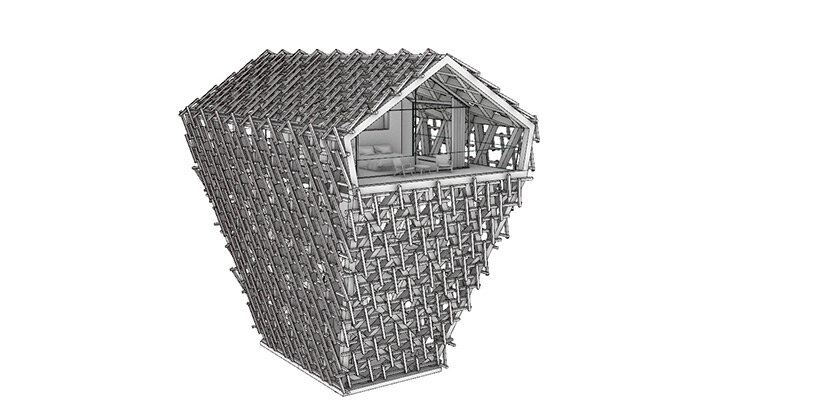 axonometric of unit A