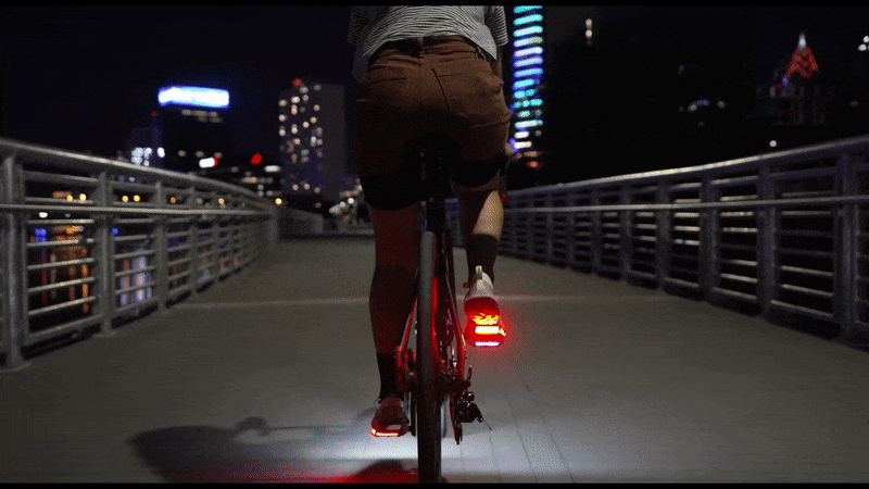 smart LED bike pedals pop up to keep you safe while riding
