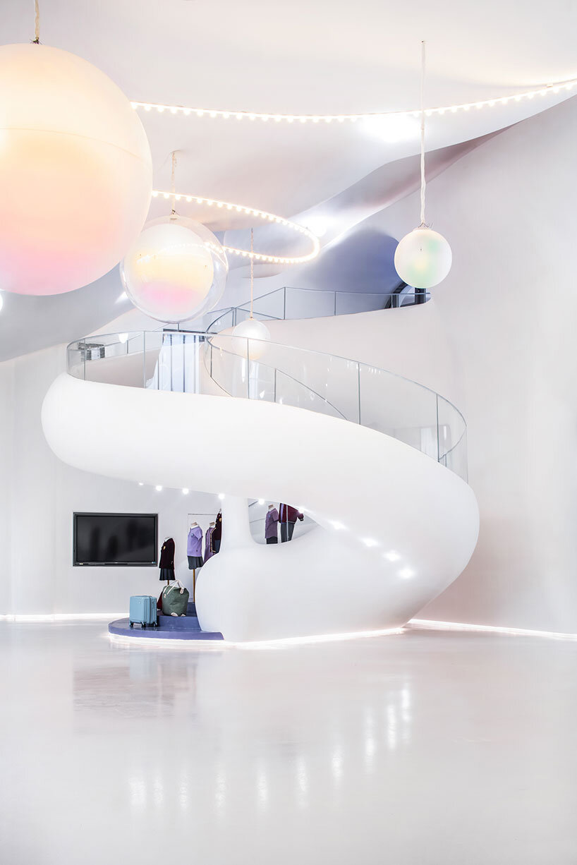 cloud-like shapes inhabit x+living's dreamy kindergarten in china