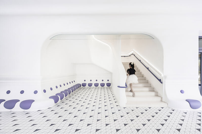 cloud-like shapes inhabit x+living's dreamy kindergarten in china