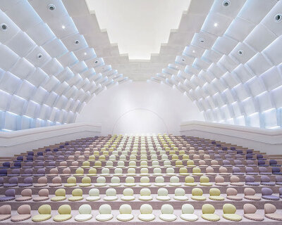 cloud-like shapes inhabit x+living's dreamy kindergarten in china