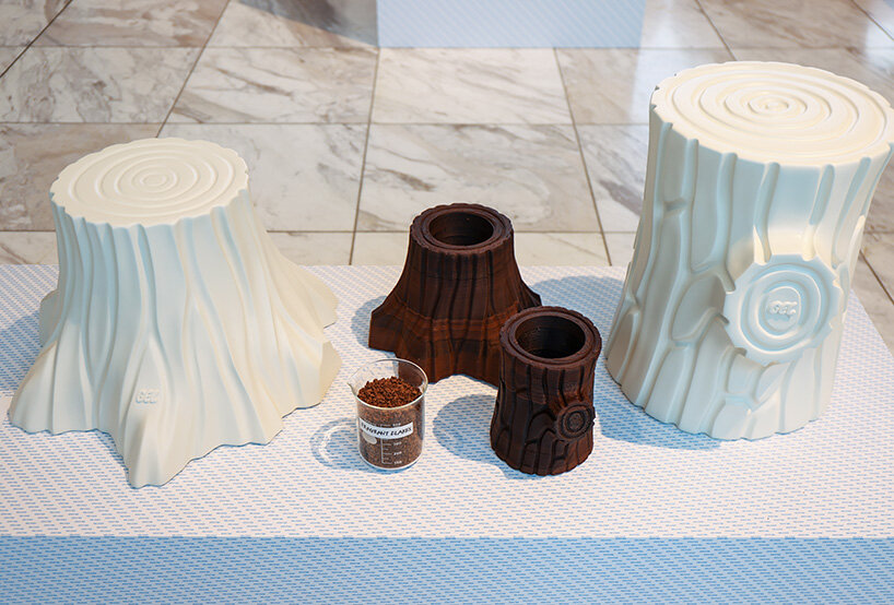 land top test 01 and 02 'kirikabu and log planter' by gelchop image © designboom