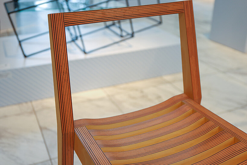 paper-wood chair by drill design image © designboom