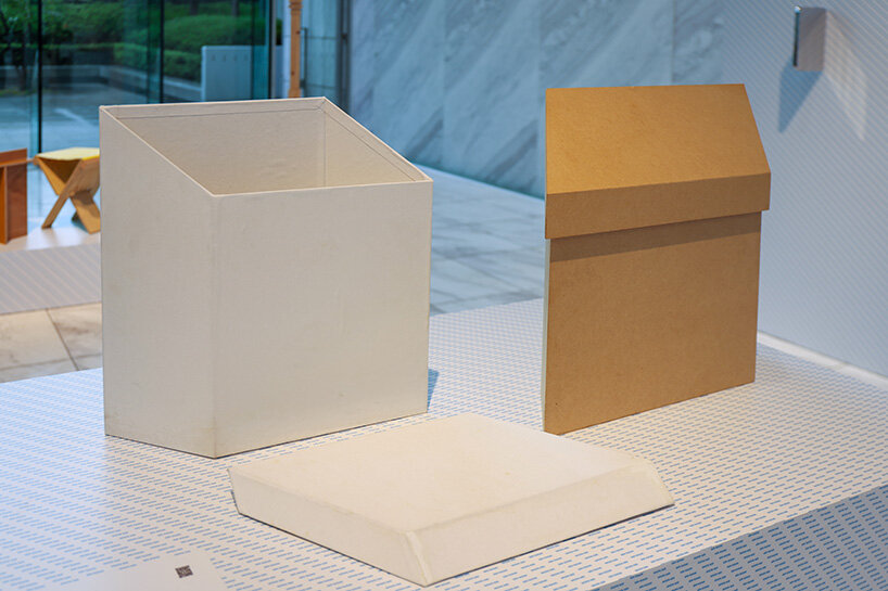 oblique - wood and cloth box by gen suzuki image © designboom