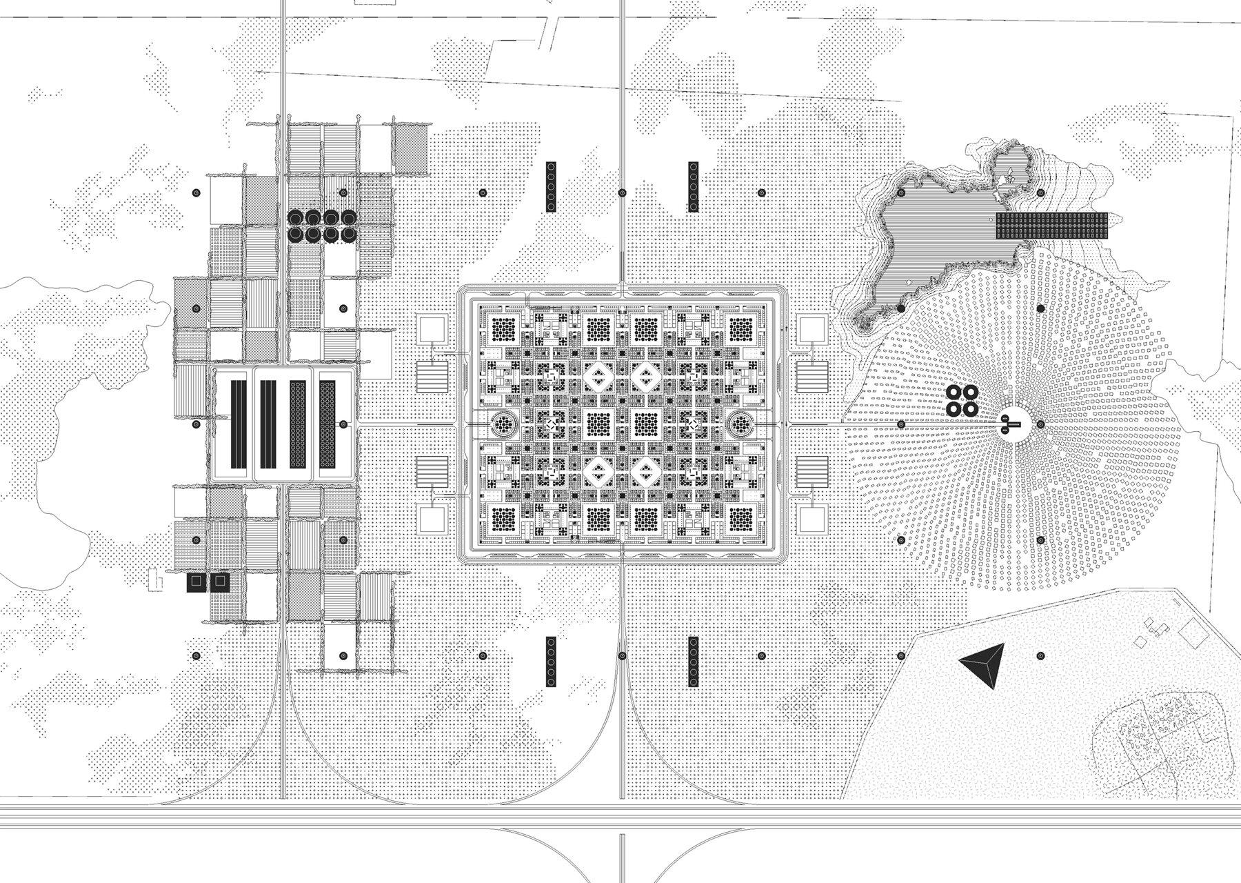 OMA-al-dayaan-medical-district-doha-qatar-designboom-04a