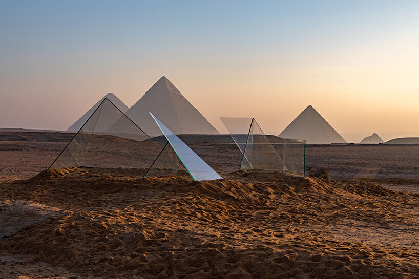 egypt pyramids art exhibition