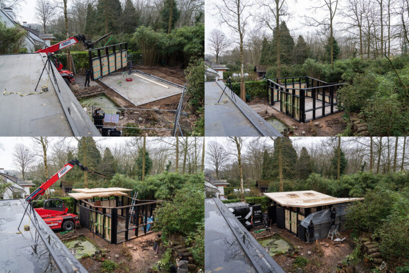 assembly process of the prefabricated construction