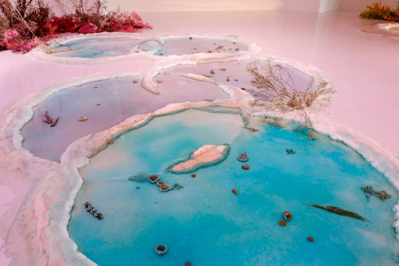 bianca bondi, 'still waters,' 2020, mixed media installation (detail), parvis centre d’art, tarbes, france, courtesy of the artist and galerie mor charpentier