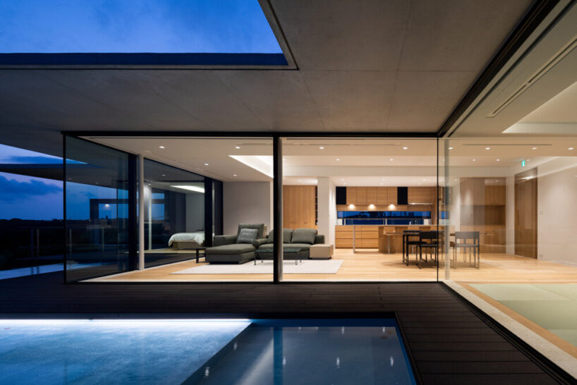 the boundary between inside and outside is blurred