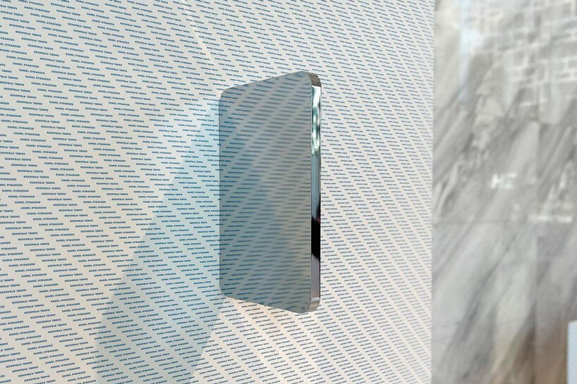 right angle mirror by daniel rybakken image courtesy of the designer's instagram